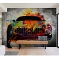 thumbnail image 4 of Traditional Wallpaper Wall Mural - Artistic Car Art, 4 of 5