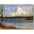 thumbnail image 1 of Ceramic Tile Mural-Albert Bierstadt Landscapes Painting 36. 32" w x 24" h using (12) 8 x 8 ceramic tiles, 1 of 3