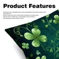 thumbnail image 2 of Saint Patrick's Day Pillow Covers Set of 2 with Unique Patterns - Available in 16x16, 18x18, and 20x20 Inches for Various Occasions - Pillow Inserts Included, 2 of 6