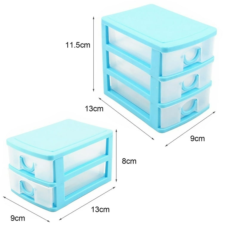 Bangcool 6pcs Caddy Organizer, Plastic Desk Pantry Bathroom Organizer Toys Storage Box with Handle, 3 Compartments, Assorted Colors, Size: One Size
