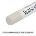 thumbnail image 3 of Uxcell Wood Wax Filler Stick, Wooden Furniture Crayons Touch Up Repair Pens, Cream White, 3 of 5
