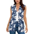 thumbnail image 7 of DIOAZUD Sleeveless Cardigan Vest for Women Open Front Boho Style Cardigans with Pockets Lightweight Casual Floral Print Vests, 7 of 7