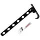 thumbnail image 5 of Punch-Free Clothes Rack 1Pcs Black Aluminum Alloy for Home Machine-Wash-Free Invisible Clothesline, 5 of 5