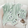 thumbnail image 2 of Qocolhg Cute Ultra Soft 2 Pcs Cotton Towel Set, Contains 1 Bath Towels 28x55 inch, 1 Hand Towels 14x30 inch, 100% Cotton, Lighter Weight, Quicker to Dry, Super Absorbent, Clearance, 2 of 6