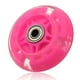 thumbnail image 5 of Advancent Rueda de patinete para niños de PU, portátil, 80mm, reemplazo de reparación, patín en línea, ruedas coloridas, accesorios de Patinetes eléctricos Rosado, 5 of 6
