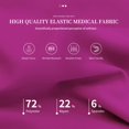 thumbnail image 4 of VIAOLI Zipper Scrubs for Women Set Work Utility Modern Nursing Uniform Athletic Healthy Beauty Wear Elastic Suit 8 Pockt, 4 of 6