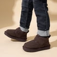 thumbnail image 5 of Kids ankle boots with faux fur lining warm winter walking boots for toddler and little kid, 5 of 6