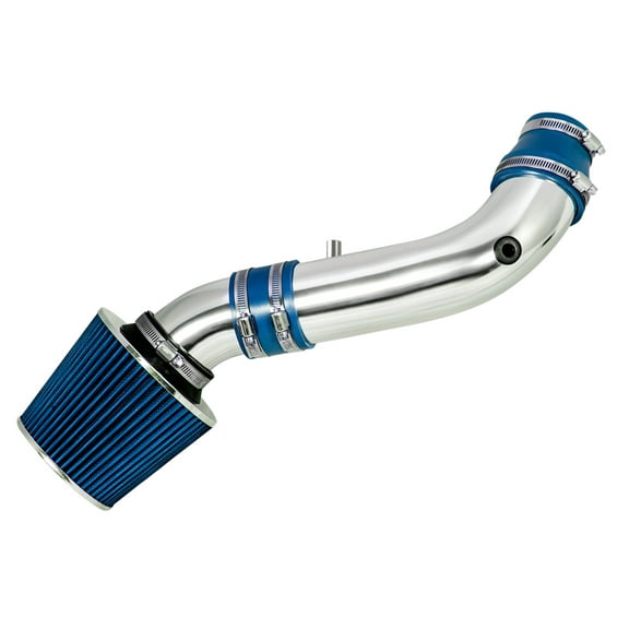 Rtunes Racing Short Ram Air Intake Kit   Filter Combo Compatible For 07-11 Wrangler 3.8L V6 (Blue)