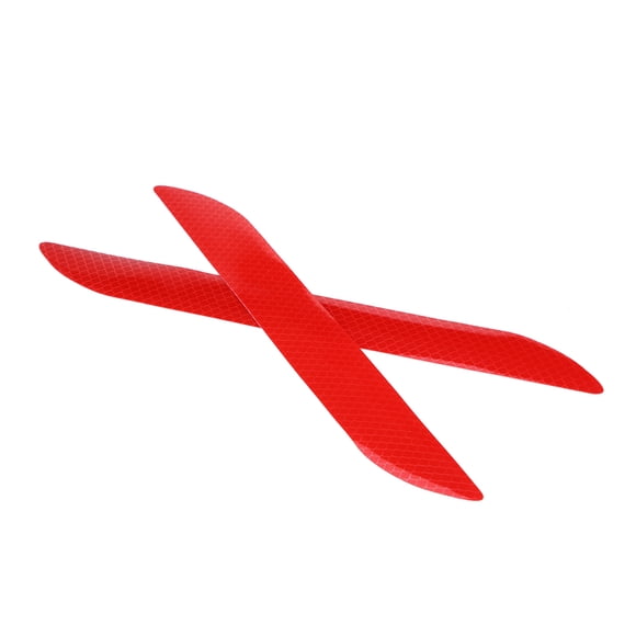 Calcomanía reflectante de seguridad BuyWeek 2 piezas autoadhesiva para automóvil color Rojo