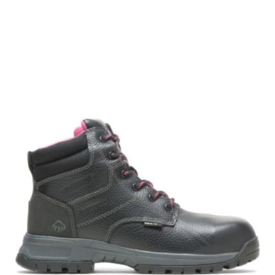 

Wolverine Piper Waterproof Composite-Toe 6 Work Boot Women Black