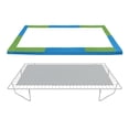 thumbnail image 1 of Plexalife Replacement Spring Cover - Safety Pad, Fits only for Plexalife Brand 10 X 17 FT Rectangular Trampoline Frame - Blue/Green, 1 of 3