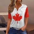 thumbnail image 5 of CHANGMOO Cotton Plus Size Tops For Women - Independence Day on Sale Women Graphic Tees Clearance Patriotic Shirts Womens Shirt, 5 of 5