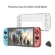 thumbnail image 5 of Funda De Tpu Compatible Con Switch Oled Model Host Funda Protectora Pc + Tpu Carcasa De Cristal Transparente seitruly EL016256-00, 5 of 5
