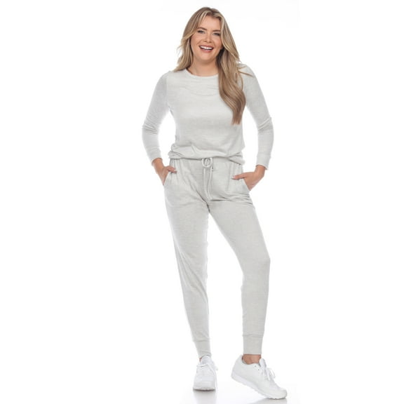 White Mark Women's 2 Piece Lounge Set