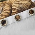 thumbnail image 4 of Manfei Countryside Sunflower Cat Blackout Curtains Set of 2 (38x54 Each), Rustic Life Living Room Curtains, Yellow, 4 of 6