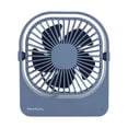 thumbnail image 2 of Tholdsy Ventilador portátil de escritorio Mini rotación Ventiladores pequeños Acampar al aire libre Senderismo Verano Oficina Dormitorio Electrónica Gris, 2 of 6