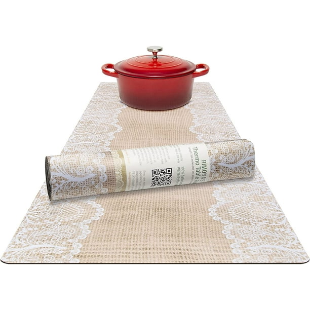 RIMONA'S Thermo Heat Resistant Table Runner and Trivet for Hot Dishes