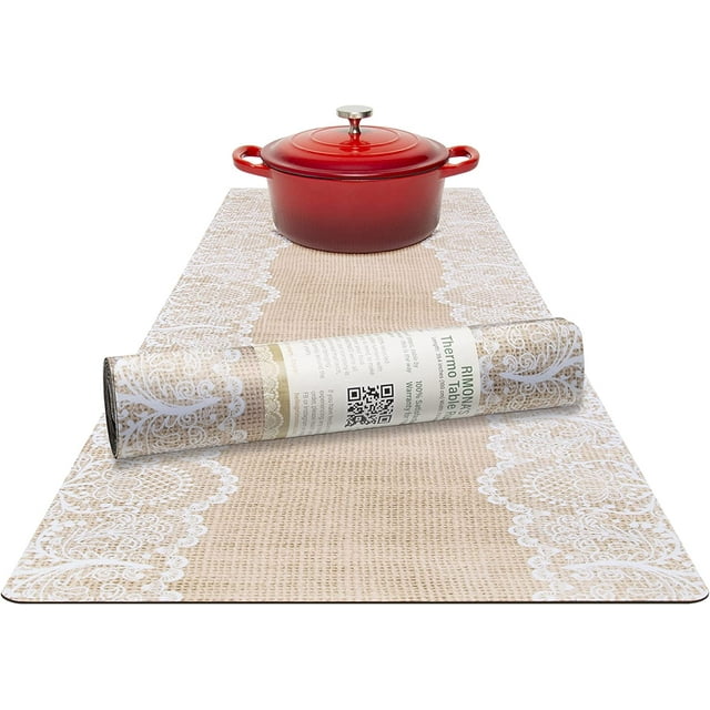 RIMONA'S Thermo Heat Resistant Table Runner and Trivet for Hot Dishes