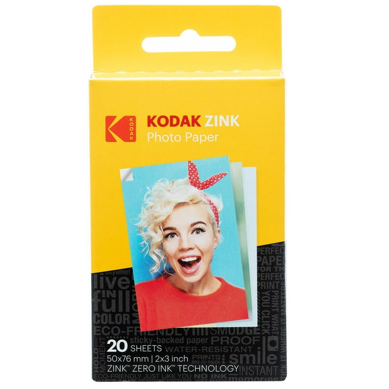 Kodak Step Wireless Photo Printer Gift Bundle - White