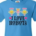 thumbnail image 4 of Inktastic I Love Robots Cute Robotics Youth T-Shirt, 4 of 5