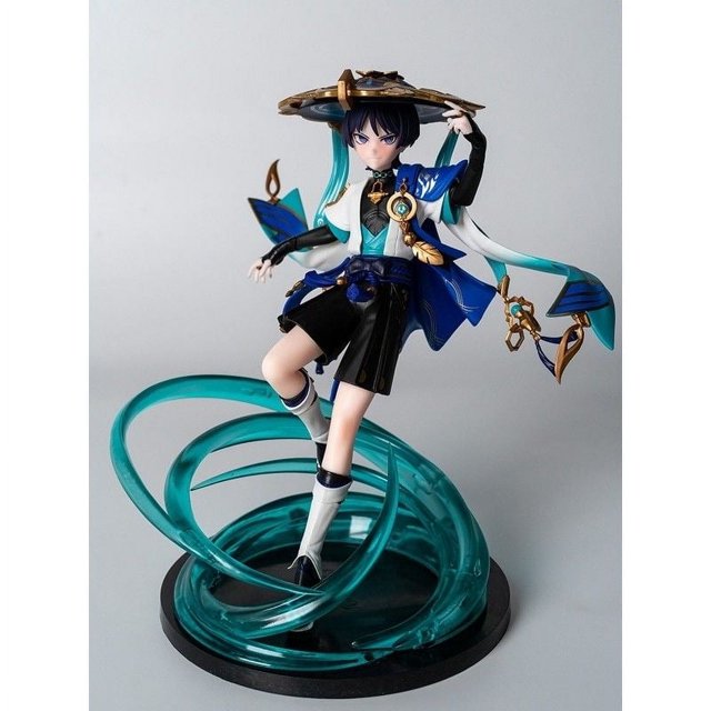 Figuras de Genshin Impact de 24 cm, figuras de Wanderer, figuras de acción Gk, estatua de PVC, modelo de muñeca para niños, decoración, juguetes coleccionables, regalos