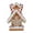 B, variant on YIKA Christmas Candy And Cookies Snow House Figurine Festive Decorative Piece Christmas Decoration A