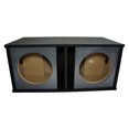 thumbnail image 2 of American Sound Connection Dual 12" Vented MDF Subwoofer Enclosure, Paintable, Loudspeaker Cabinet, 2 of 4