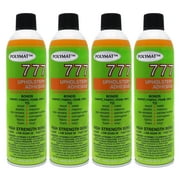 QTY 4 POLYMAT 777 Spray Glue Multipurpose Adhesive for Mounting Displays