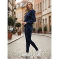 thumbnail image 4 of Conjunto de Sudadera y Pants Aterciopelado Unitalla para Mujer Diseño Cómodo y Sofisticado, 4 of 5