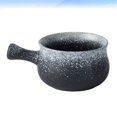 thumbnail image 2 of MasteelfCA 1Pc Fashion Ceramic Bowl with Handle Modern Matte Salad Bowl Saucer Appetizer Tableware, 2 of 7