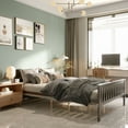 thumbnail image 3 of Costway Full Wood Platform Bed with Headboard and Footboard Mattress Foundation, 3 of 10