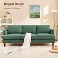 thumbnail image 5 of 89" Mid Century Modern Upholstered Sofa with Armrests 3 Seater Sofa Couch with Deep Seats, 5 of 6