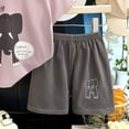 thumbnail image 3 of Kogui Toddler Baby Boy Summer Outfit Set Baby Boys Clothes Set Toddler Infant Boys Shirt Tops and Shorts Summer Outfit 2Pcs 3 6 9 12 18 24 Months 2T 3T 4T 5T 6T 7T (Purple,3-4 Years), 3 of 4