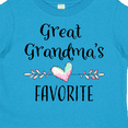thumbnail image 4 of Inktastic Great Grandmas Favorite- Heart Great Grandchild Boys or Girls Toddler T-Shirt, 4 of 5
