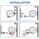 thumbnail image 4 of 15m Retractable Clothesline for Clothes, Very Sturdy and Durable Clothesline, Automatic Retractable Mechanism, Easy Installation on Walls, Garden Dryi, 4 of 4
