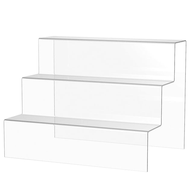 OULII 1Pack Transparent Multi Layer Display Riser Acrylic Storage for Home Use
