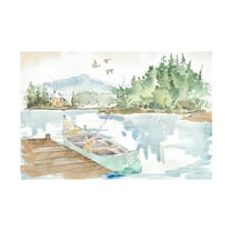 Anne Tavoletti 'Lakehouse I' Canvas Art