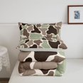 thumbnail image 5 of Manfei Farmhouse Camouflage Queen Comforter Set, Vintage Camo Comforter Sets Queen, Camo Multi, Gray Reversible, 3-Piece, 1 Comforter and 2 Pillowcases, 5 of 7