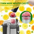 thumbnail image 4 of Hilax Juice Machines,Powerful Juice Extractor Machine with 3" Feed Chute for Whole Fruits & Veggies,1100W Fast Juicing Fruit Juicer,Centrifugal Extractor, BPA Free,Silver, 4 of 8