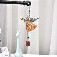 thumbnail image 2 of Metal Angel Wind Chime Hanging Decoration Ornament Bells Wing Angel Bell Decorative Hanging Bells, Gifts for Home Garden Decor Crafts, (Yellow), 2 of 5