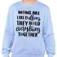 thumbnail image 2 of Moms Are Like Buttons Sweatshirt Unisex 3X-Large Light Blue, 2 of 5