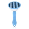 thumbnail image 1 of Mango de eliminación de peine de desprendimiento Herramientas de limpieza de una tecla Elimina la capa inferior Mascotas Aguja de acero Recorte Cuentas redondas Accesorios Azul Advancent PT000643-01, 1 of 7