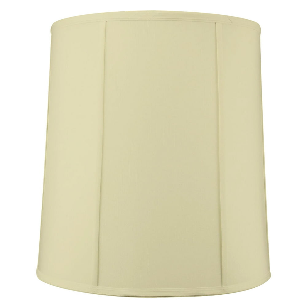 14"x16"x17" Large Drum Lampshade Egg Shell Shantung, Large Cylinder