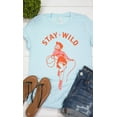 thumbnail image 4 of Vintage Stay Wild Cowgirl Graphic Tee T-Shirt PLUS, 4 of 6