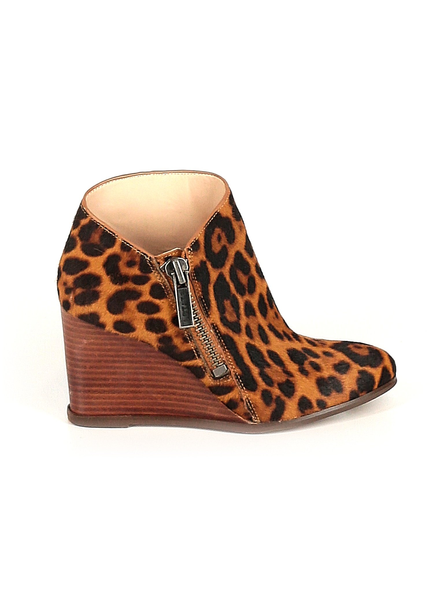 1 state leopard booties