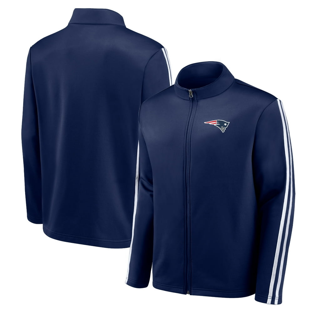 Men's Fanatics Branded Navy New England Patriots Team FullZip Track