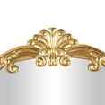 thumbnail image 5 of DecMode 30" x 66" Gold Metal Scroll Tall Ornate Arched Baroque Floor Mirror, 5 of 14
