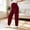 Wine, variant on YHAJDS Maternity Workout Yoga Pants Solid Color Elastic Band Over the Belly No Tummy Pressure Long Yoga Trousers