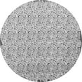 thumbnail image 1 of Ahgly Company Indoor Round Abstract Gray Contemporary Area Rugs, 4' Round, 1 of 1
