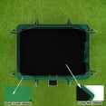 thumbnail image 5 of Trampoline 8 x 14FT, Rectangular Trampoline with Enclosure, Safety Net, Storage Bag and Football Target Cloth, SEGMART Rectangle Trampoline for Kids and Adults, Outdoor Backyard Trampoline, Green, 5 of 8